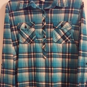 Aqua Flannel